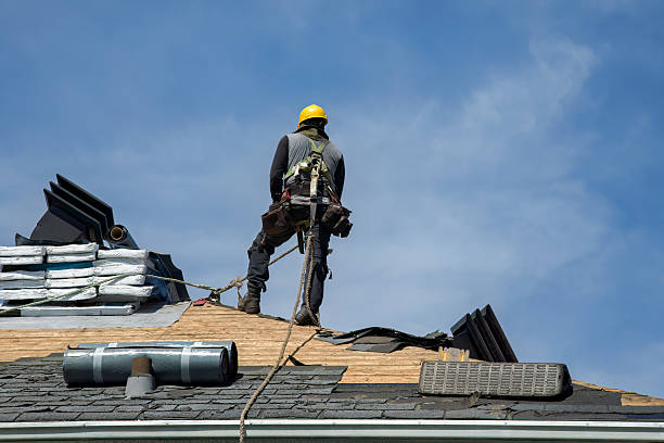 Professional Roof Replacement technician working in Sproul, PA